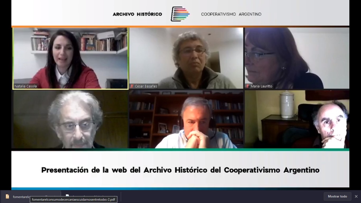 Se presentó la web del Archivo Histórico del cooperativismo argentino